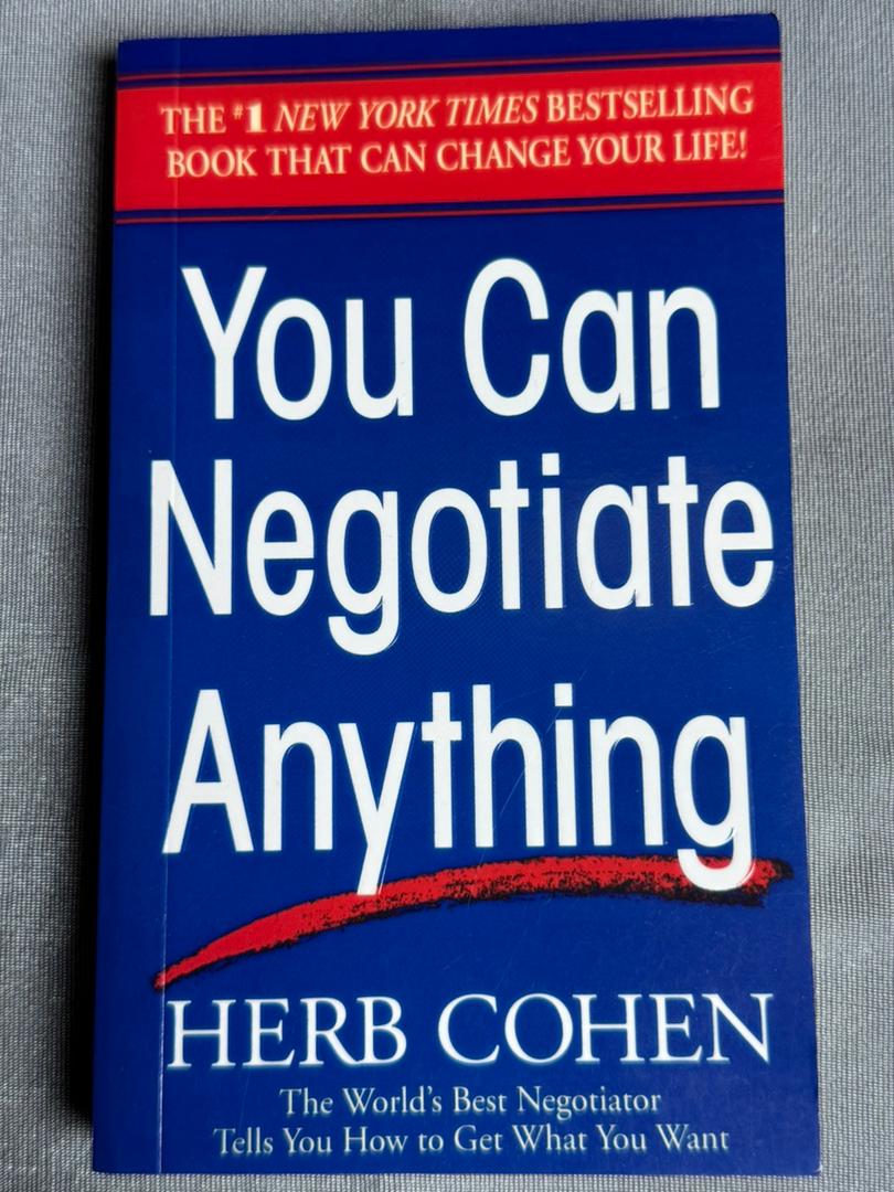 You Can Negotiate Anything