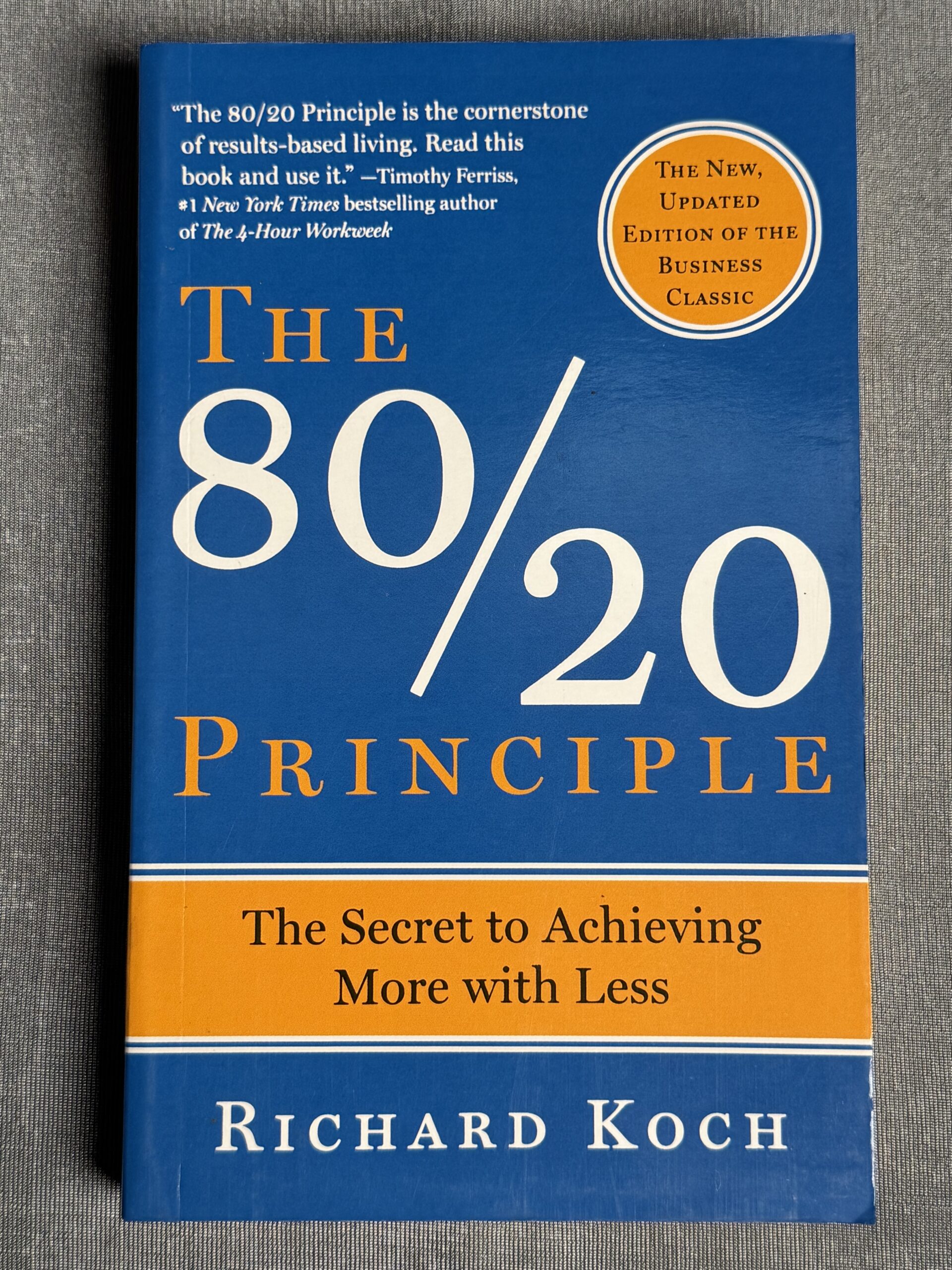 The 80/20 principles