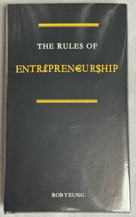 The Rules of Entrepreneurship